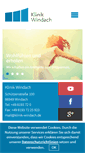 Mobile Screenshot of klinik-windach.de
